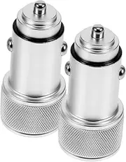 KOMBIUDA 2pcs Dual USB Car Charger Auto Digital Phone Charger with Multiple Protections Compact Lightweight Vehicle Accessory for Efficient Charging The Go