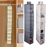 Tidy Hanger Hanging Wardrobe Storage Shelf Closet Organiser Clothes Shoe Box New