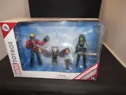 Marvel Toybox Star Lord, Gamora, Rocket & Groot action figures