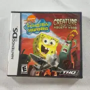 Sealed SpongeBob Squarepants Creature from Krusty Krab Nintendo DS Video Game