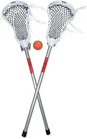 STX FiddleSTX Two Pack Mini Super Power with Plastic Handle and One Ball, 30-Inch,White/Grey
