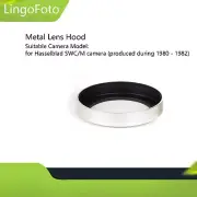 Metal Lens Hood for Hasselblad SWC/M Zeiss Biogon C 38mm, Silver