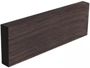 KRDPMV 3x Black Ebony Lumber Wood Blank DIY Knobs Wood Handle Plate Smooth Surface for Crafts Musical Instrument Ebony Blank