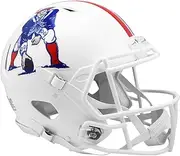 NFL New England Patriots Riddell Full Size Throwback Revolution Speed Helmet, Medium, Red