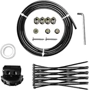 170112 Differential Axle Breather Kit Vent The Air Pressure in Drivetrain Assemblies for The Differentials, Transmission, Transfer Case,4×4 4WD Accessories (Use 8mm Tubing)