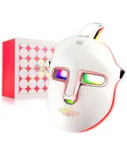 VYSN Unisex RadiantGlow Cordless LED Face Mask with 7 Colors and 270 Beads for Rejuvenating Beauty and Anti-Aging