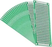 uxcell 20pcs 3x7cm Double Sided PCB Board Universal Printed Circuit Proto Board for DIY Soldering Electronic Projects Practice Test Circuit