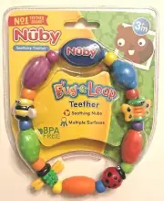 Nuby Bug-a-Loop Teether for Baby Toddler Soothes Gums