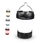 LT1S LED Camping Lantern, Rechargeable Lantern with Dimmable 2700K - Black