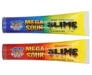 903440 12 X 120G TUBE TNT MEGA LIQUID SOUR CANDY GEL SLIME ASSORTED FLAVOURS