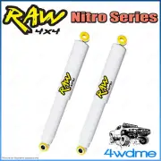 Mitsubishi Triton MK 4WD RAW Front Nitro Gas Shock Absorbers 2" 0-50mm Lift