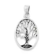 .925 SOLID STERLING SILVER ANCIENT TREE OF LIFE PENDANT