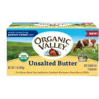 在飛比找ETMall東森購物網優惠-【布緯食聊】Organic Valley有機無鹽奶油