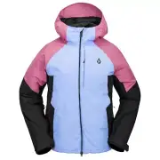 Volcom Agate Insulated Women's Winter Jacket, Crystal Blue, Medium