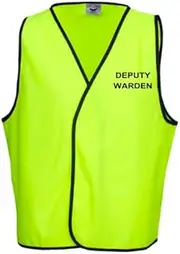 [HolyShirt HI-VIZ] DEPUTY WARDEN HI-VIZ DAY VEST