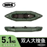 在飛比找蝦皮購物優惠-#MRS皮劃艇配件大梭魚草船單人探險背包釣魚船便攜超輕充氣橡