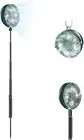 Outdoor Battery Operated Camping Fan with Extendable Ground Spike Stand, Portabl