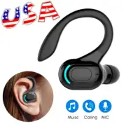 Bluetooth 5.1 Headset Wireless Earbuds Earphones Stereo Headphones Ear Hook New