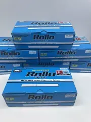 600 X Rollo 5.5mm Micro Slim Blue 20mm Filter Tubes. FREE SHIPPING