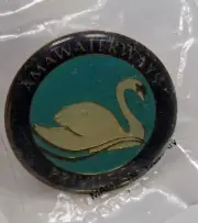 NEW - AMA Waterways Privilege - Swan Lapel Hat Pin