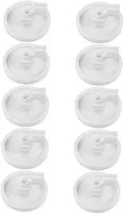 GOOHOCHY 10pcs Plastic Replacement Wheels for Dishwasher Lower Rack Dishwashing Rack Roller Studs Kit for DIY Repair