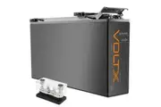 VoltX 12V 200Ah Slim Lithium Battery + Bus Bar M8 Power Distribution Terminal Block (4 GANG 300A Black)