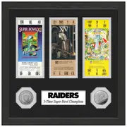 Highland Mint Las Vegas Raiders Super Bowl Championship Ticket Coin Image Multi