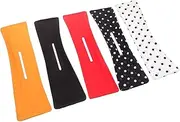 FRCOLOR 5pcs Women Bun Maker Set Hair Accessories for Women Lazy Bun Maker Tool Hair Styling Red Yellow White Dots