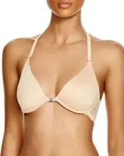 Cosabella L35430 Women's Nude Front Closure Trenta T Back Bra Size 32D