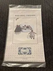 New Craft Pattern Rag Doll Friends Country Quilts C9