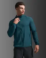 Aero Jacket, 2XU, XS, Dark Moss/Silver Reflective, Male