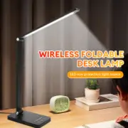 6W LED Desk Lamp Folding Touch USB Table Light Bedside Study Reading Night Light