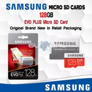 SAMSUNG EVO PLUS Micro SD Card 128GB Adapter Memory Class 10 Fast HD Genuine OEM