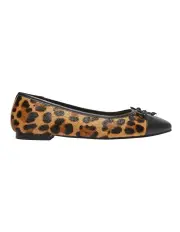 [Marcs] Trella Ballet Flats in Black/ Animal