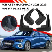 4Pcs Front Rear Splash Guard Mud Flap MudGuard For Audi A3 8Y Hatchback 21-2023