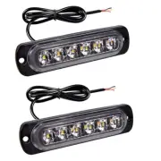LED Emergency Strobe , 6 LED Strobe Warning Emergency Light for Car Off Road ATV