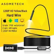 8mm Wifi Endoscope 1200P HD Micro Camera Engine Borescope Pipe Waterproof Camcorder Tube Inspection For Android IOS Window 8 LED 7 Meter