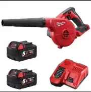 Milwaukee M18 CORDLESS BLOWER KIT 5.0Ah Includes Battery & Charger M18BBL-502B