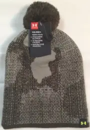 NEW UNDER ARMOUR YOUTH 4-6 YEARS COLD GEAR ARTILLARY GREEN CAP BEANIE HAT $20
