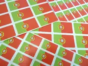 Portugal Self-Stick Flag Labels Self-Adhesive flag Stickers