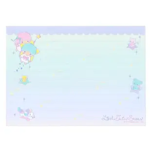 【SANRIO 三麗鷗】彩色便條本 附貼紙 雙子星 KikiLala 星座