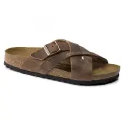 BIRKENSTOCK Unisex Lugano Camberra Old Tobacco Oiled Leather (regular width) - 1
