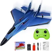 RC Aeroplane 2CH Remote Controlled, 2.4 GHz With LED Light, Styrofoam Airplane Toy, Aircraft With USB