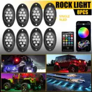 RGB Dreamcolor Car LED Underglow Lights Music Bluetooth APP Remote Control Strip