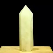325g Natural Smoky Citrine Quartz Obelisk Crystal Wand Point Healing Reiki Gift
