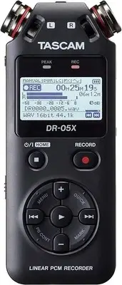 Tascam DR-05X Stereo Handheld Digital Audio Portable Recorder and USB Audio
