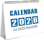 2025 Desktop Calendar | Small Year Of Snake Desktop Monthly Planner - Paper Monthly Planner, Home Decorations for Office, School, Classroom