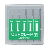 在飛比找博客來優惠-日本神之手GodHand特殊刃物鋼高精度雕刻刀鑽頭單刃刀5入