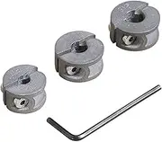 wolfcraft Universal Depth Stop Set, 3 Pcs. I 2755000 I For restricted-depth drilling