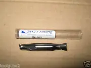 BEST CARBIDE 2 FLUTE UNIVERSAL APPLICATION 5/16" DOUBLE END STUB END MILL"NEW"